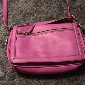 Mid size purple purse